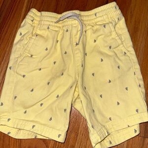 Old Navy Bright Yellow Shorts with Nautical Print